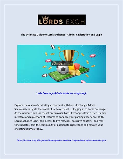 The Ultimate Guide to Lords Exchange: Admin, Registration, and .